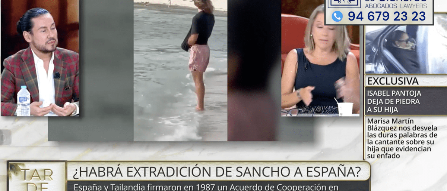 José Montero, socio-director de Montero de Cisneros Abogados, analizando la extradición y el caso Daniel Sancho en el programa TardeAR de Telecinco.